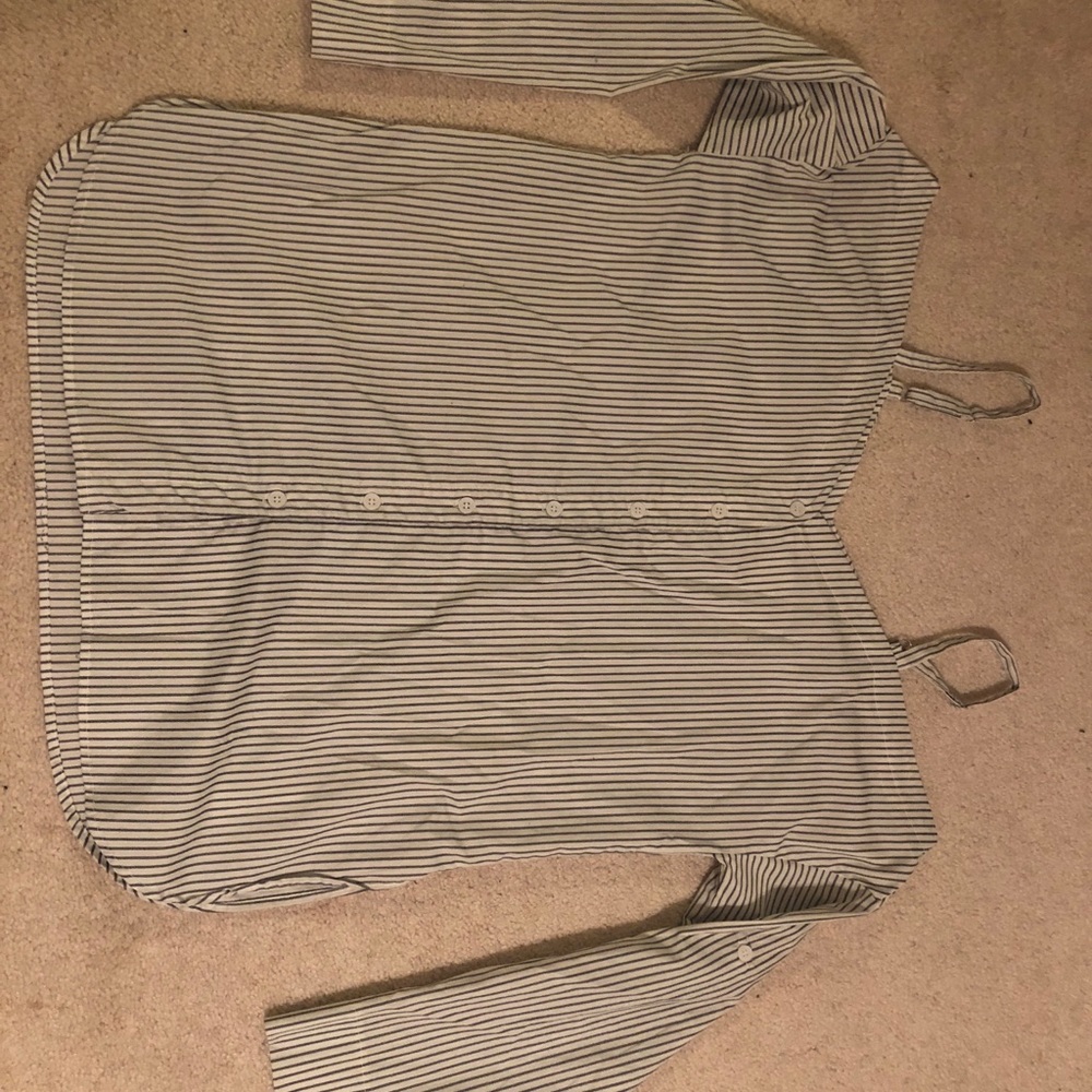 Off The Shoulder Button Down Blouse - image 2